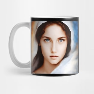 an attempt to visualize Blessed Virgin Mary's face Mug